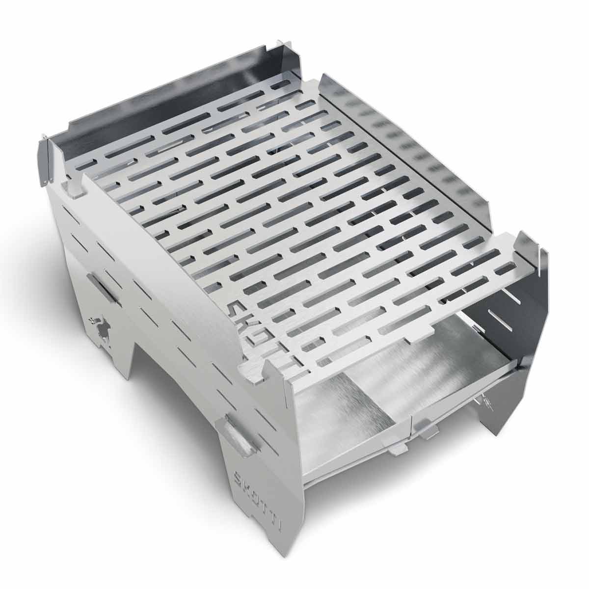 Skotti Mini – Steckbarer Edelstahl Grill XS