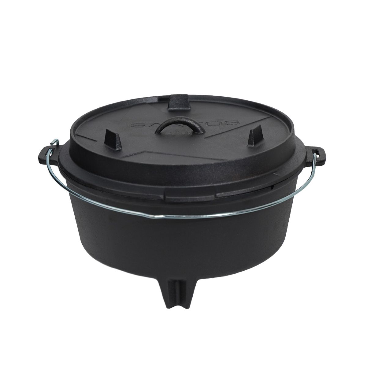 SANTOS Dutch Oven 9qt mit Füßen – Safe Stand Edition