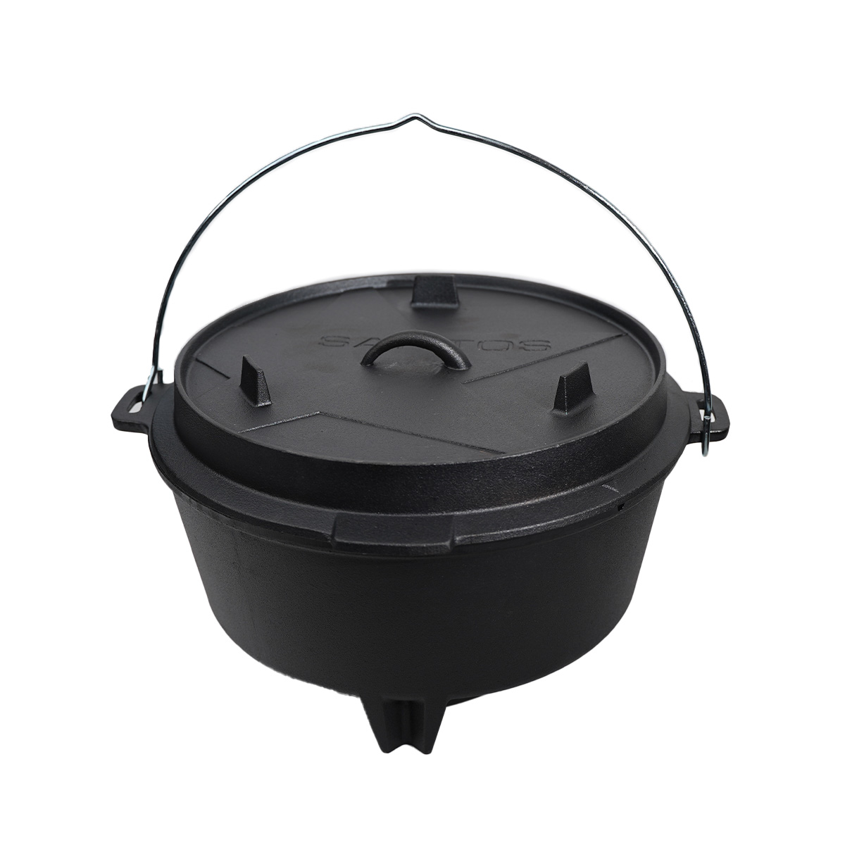 SANTOS Dutch Oven 12qt mit Füßen – Safe Stand Edition